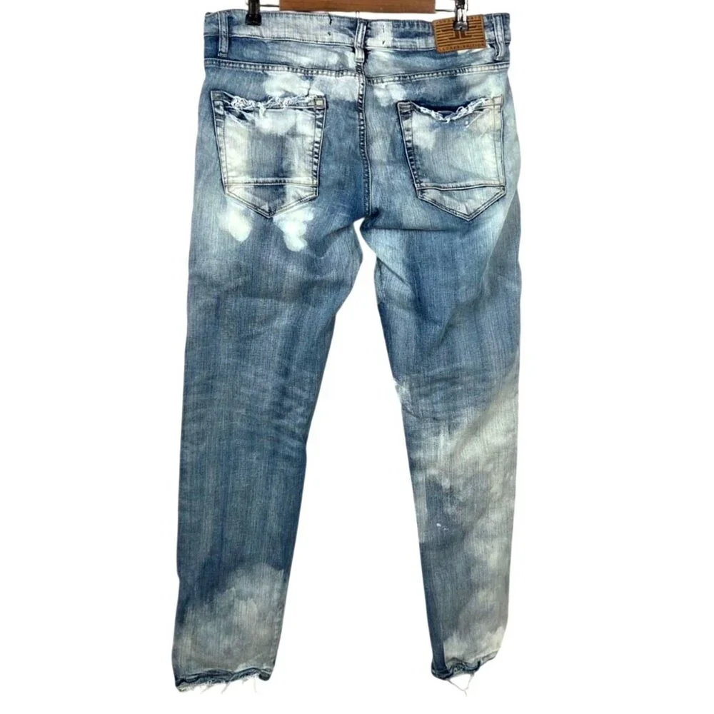 Jordan Craig Legacy Edition Denim Jacket & Aaron Jeans Rip & Repair Streetwear X - Picture 4 of 14